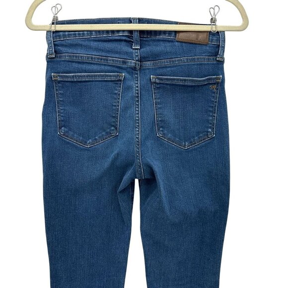 Madewell 10" High-Rise Skinny Distressed Denim Jeans Womens 26 - Picture 5 of 9